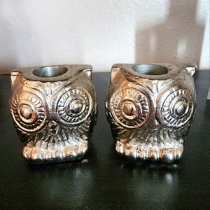 Owl Candle Holders